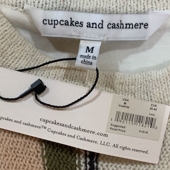 NWT Cupcakes & Cashmere Dress woven fringe hem sleeveless - Picture 11 of 14